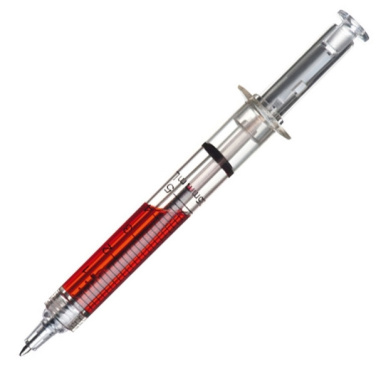 Logo trade promotional giveaway photo of: Plastic ballpen INJECTION