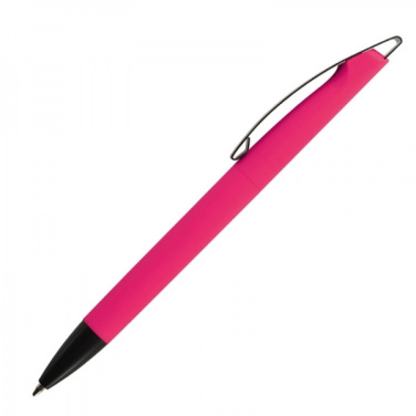 Logo trade promotional product photo of: Metal ballpen soft touch BRESCIA