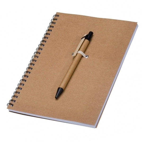 Logo trade promotional gifts image of: A5 ECO Notepad KENTWOOD