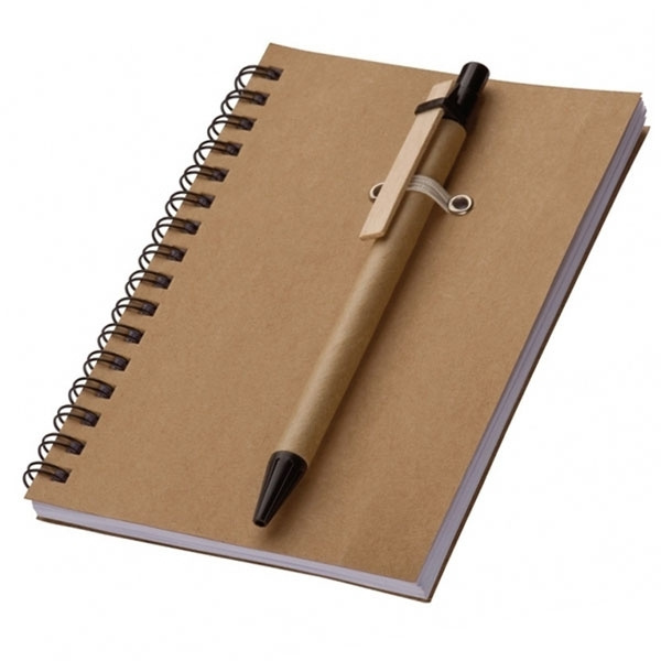 Logo trade advertising product photo of: A6 ECO Notepad KEYSTONE