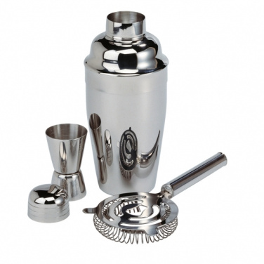 Logotrade promotional gift picture of: Metal cocktail set, 3-piece MESSINA