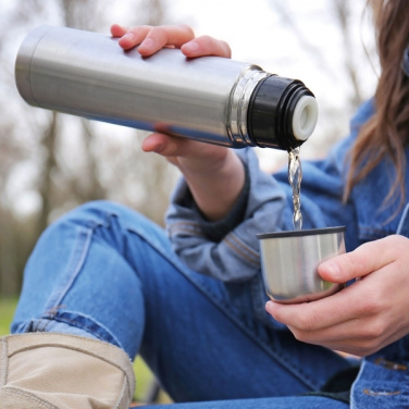 Logotrade advertising product picture of: Stainless steel isolating flask VIRGINIA BEACH 100 ml