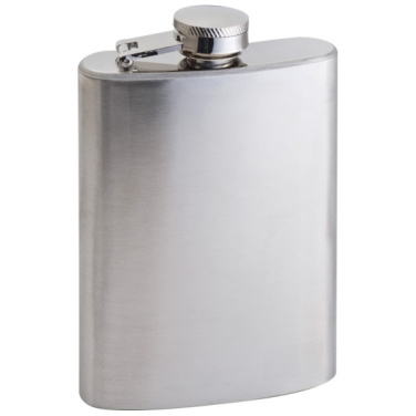 Logo trade promotional item photo of: Stainless steel hip flask FRESNO 104 ml