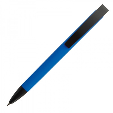 Logotrade business gift image of: Metal ballpen soft touch BRESCIA