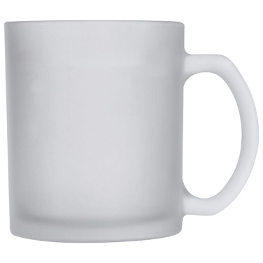 Logo trade promotional gift photo of: Glass coffee mug GENEVA 300 ml