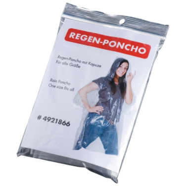 Logo trade advertising product photo of: Emergency poncho TOURS