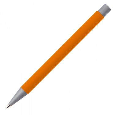 Logo trade promotional merchandise image of: Metal ballpen soft touch ABU DHABI