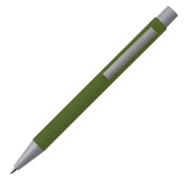 Logo trade advertising product photo of: Metal ballpen soft touch ABU DHABI