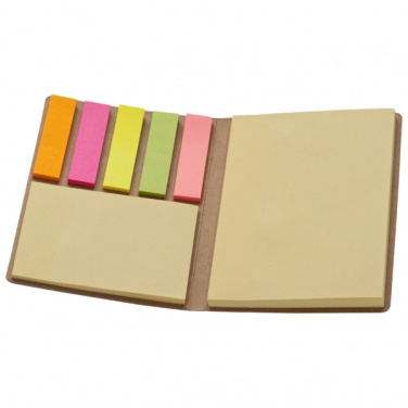 Logo trade corporate gifts image of: Adhesive note pad BURLINGTON