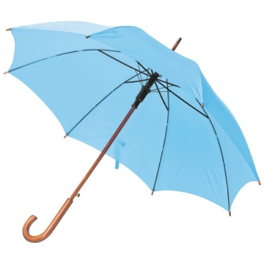 Logotrade corporate gift picture of: Wooden automatic umbrella NANCY