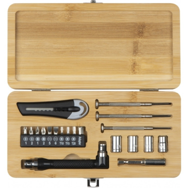 Logo trade business gift photo of: 22-piece tool set BERINGEN