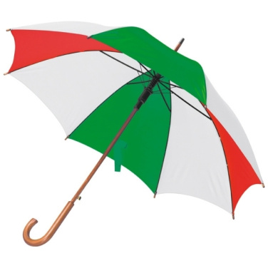 Logotrade promotional merchandise picture of: Wooden automatic umbrella NANCY