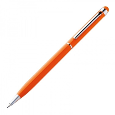 Logo trade promotional gifts image of: Metal ballpen with touch pen NEW ORLEANS