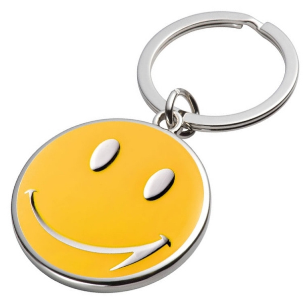 Logo trade promotional giveaways image of: Keyring SMILE