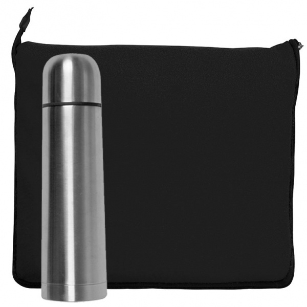 Logotrade promotional merchandise image of: Set fleece blanket and thermal flask LIVERPOOL