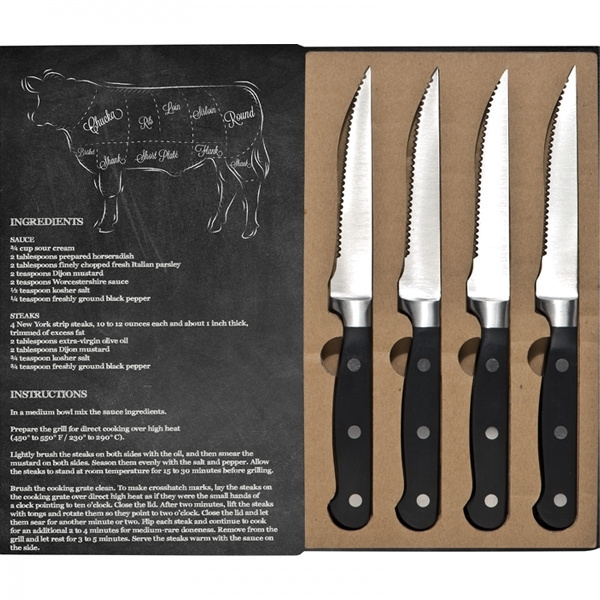 Logo trade promotional products picture of: Steak knife set LONDON