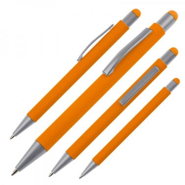 Logo trade advertising products image of: Metal ballpen touch pen soft touch SALT LAKE CITY