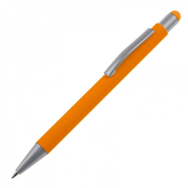 Logo trade promotional merchandise picture of: Metal ballpen touch pen soft touch SALT LAKE CITY