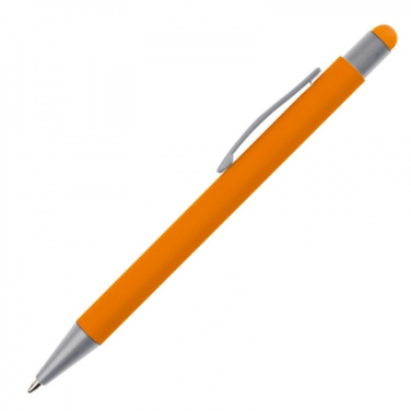 Logo trade advertising products image of: Metal ballpen touch pen soft touch SALT LAKE CITY