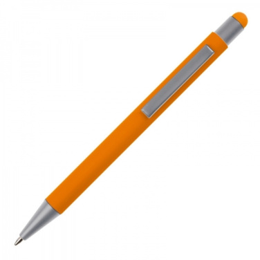 Logo trade advertising products picture of: Metal ballpen touch pen soft touch SALT LAKE CITY