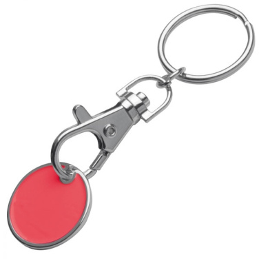 Logo trade promotional giveaways picture of: Keyring with shopping coin ARRAS