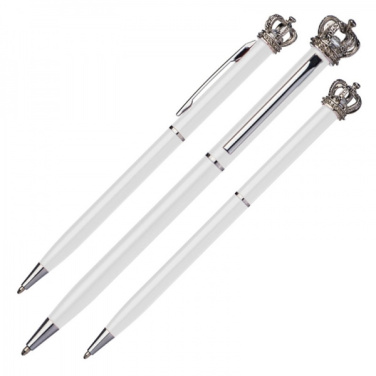 Logo trade business gift photo of: Metal ballpen KINGS PARK