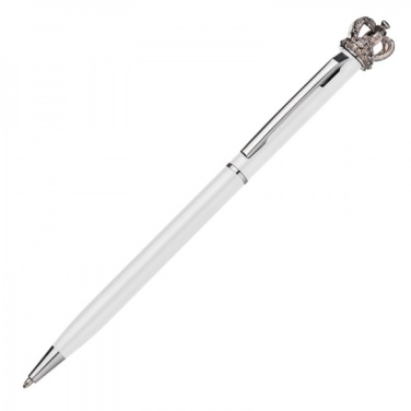 Logo trade corporate gifts image of: Metal ballpen KINGS PARK