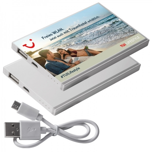 Logo trade promotional merchandise picture of: Power bank PINEVILLE 2200 mAh