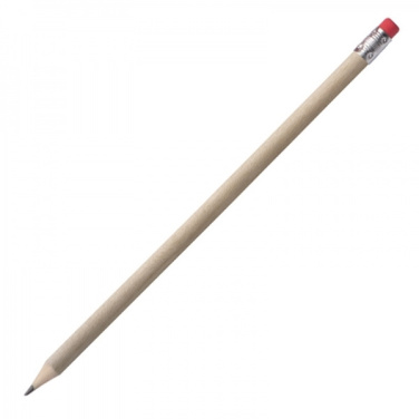 Logotrade promotional gift image of: Pencil with eraser HICKORY