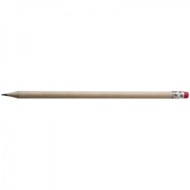 Logotrade promotional gift picture of: Pencil with eraser HICKORY