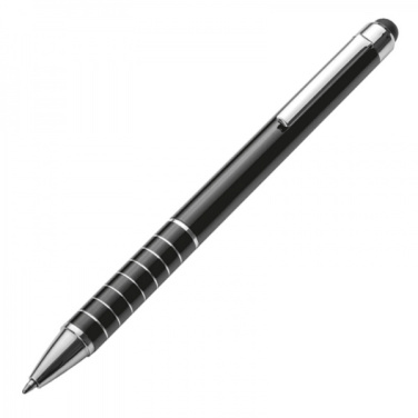 Logo trade promotional product photo of: Metal ballpen with touch pen LUEBO