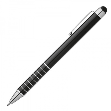 Logo trade advertising products picture of: Metal ballpen with touch pen LUEBO