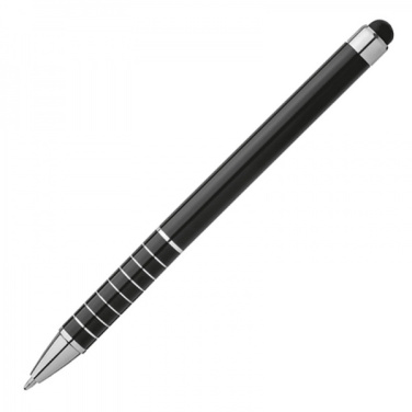 Logo trade advertising products picture of: Metal ballpen with touch pen LUEBO