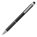 Metal ballpen with touch pen LUEBO, black