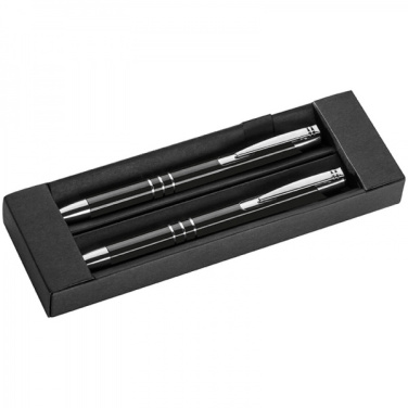 Logotrade promotional products photo of: Metal writing set CLAREMONT