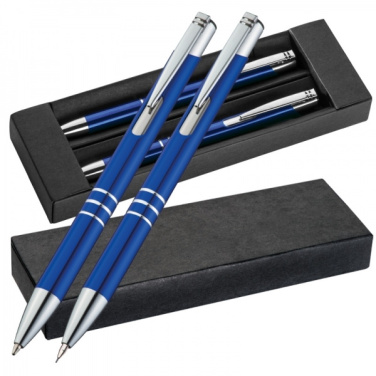 Logotrade business gift image of: Metal writing set CLAREMONT