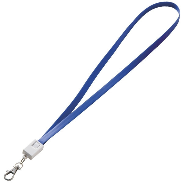 Logotrade promotional product image of: Lanyard with usb cable LE PORT