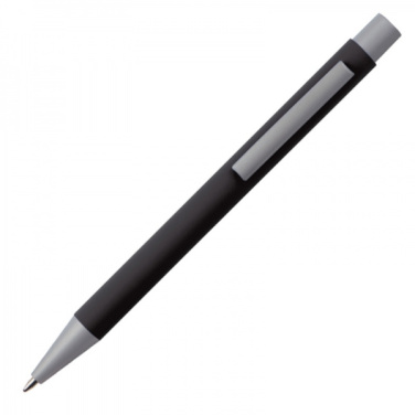 Logo trade business gifts image of: Metal ballpen soft touch ABU DHABI