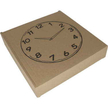 Logotrade promotional gift picture of: Slate wall clock GRAZ