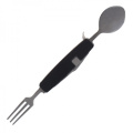 Camping cutlery PAMPLONA, black