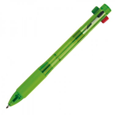 Logotrade promotional product image of: Plastic ballpen 4in1 NEAPEL