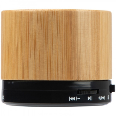 Logo trade business gift photo of: Bamboo bluetooth speaker FLEEDWOOD