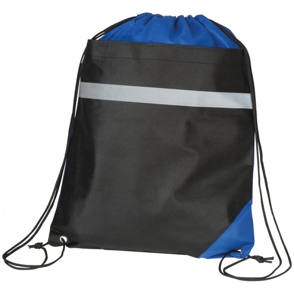 Logo trade promotional gift photo of: Reflector Draw String Bag BOCHUM