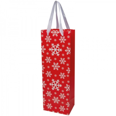 Logotrade advertising product picture of: Wine bag in Christmas design LAPLAND