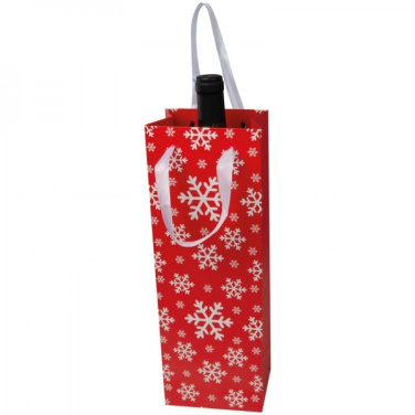 Logotrade advertising product picture of: Wine bag in Christmas design LAPLAND