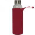 Glass bottle KLAGENFURT 500 ml, red