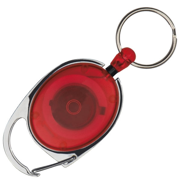 Logotrade promotional product picture of: Ski-Pass with Carabiner Keyring EMPLOYEE