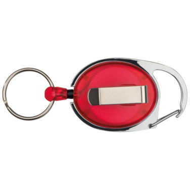 Logo trade advertising product photo of: Ski-Pass with Carabiner Keyring EMPLOYEE