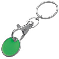 Keyring with shopping coin ARRAS, green