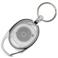 Ski-Pass with Carabiner Keyring EMPLOYEE, white